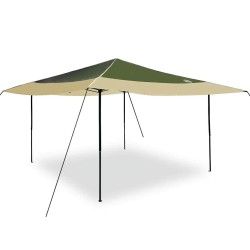 Tente à abri Vert 400 x 400 x 227 / 236 / 245 cm Tissu Oxford 
