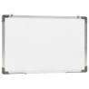 Tableau blanc magnétique effaçable à sec Blanc 60x40 cm Acier 