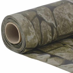 Écran d'intimité de balcon aspect pierre 700x75 cm PVC 