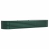 Bac surélevé Jardin Vert 320x80x44 cm Acier galva 