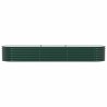 Bac surélevé Jardin Vert 320x80x44 cm Acier galva 
