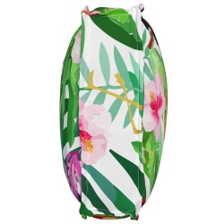 Coussin de Palette pour Dossier Tropical Jungle 70x40x12 cm, en tissu Oxford. 
