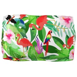Coussin de Palette pour Dossier Tropical Jungle 70x40x12 cm, en tissu Oxford. 