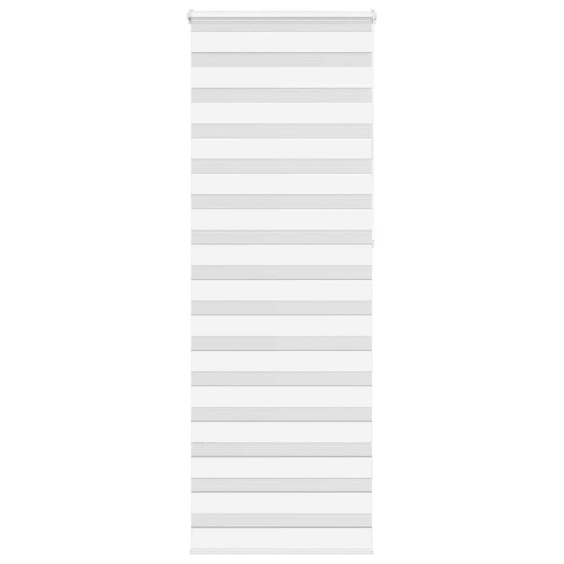 Store zèbre blanc 85x230 cm largeur du tissu 80,9 cm polyester 