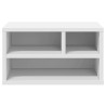Support d'imprimante blanc 40x32x22,5 cm bois d'ingénierie 