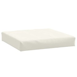 Coussin de palette crème mélangé 60x60x9,5 cm tissu 
