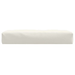 Coussin de palette crème mélangé 60x60x9,5 cm tissu 