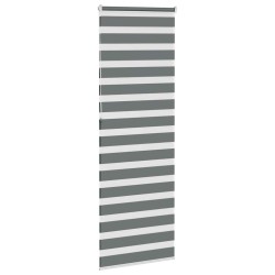 Store zèbre gris foncé largeur du tissu 80,9 cm polyester 