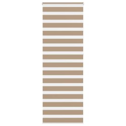 Store zèbre marron sable largeur du tissu 80,9 cm polyester 