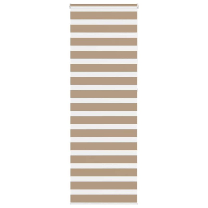 Store zèbre marron sable largeur du tissu 80,9 cm polyester 
