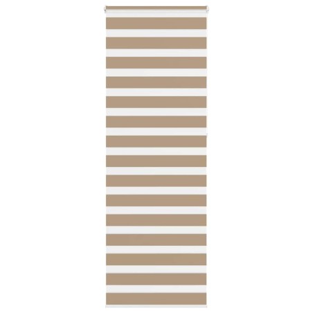 Store zèbre marron sable largeur du tissu 80,9 cm polyester 