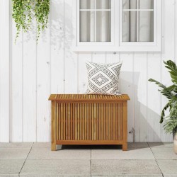 Boîte de rangement de jardin 90x50x58 cm bois d'acacia massif 