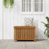 Boîte de rangement de jardin 90x50x58 cm bois d'acacia massif 