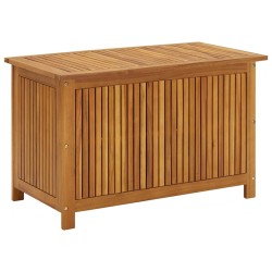 Boîte de rangement de jardin 90x50x58 cm bois d'acacia massif 