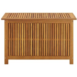 Boîte de rangement de jardin 90x50x58 cm bois d'acacia massif 