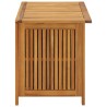 Boîte de rangement de jardin 90x50x58 cm bois d'acacia massif 
