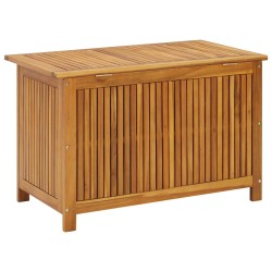 Boîte de rangement de jardin 90x50x58 cm bois d'acacia massif 