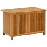 Boîte de rangement de jardin 90x50x58 cm bois d'acacia massif 
