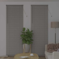 Store de Fenêtre avec des rideaux Autre Argenté 80 x 220 cm Aluminium 
