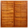 Table basse de jardin 110x110x45 cm Bois solide d'acacia 