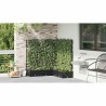 Jardinières de jardin 1 pc Noir 120 x 120 x 126 cm Plastique 