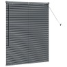 Store de Fenêtre Gris foncé 105 x 130 cm Aluminium 