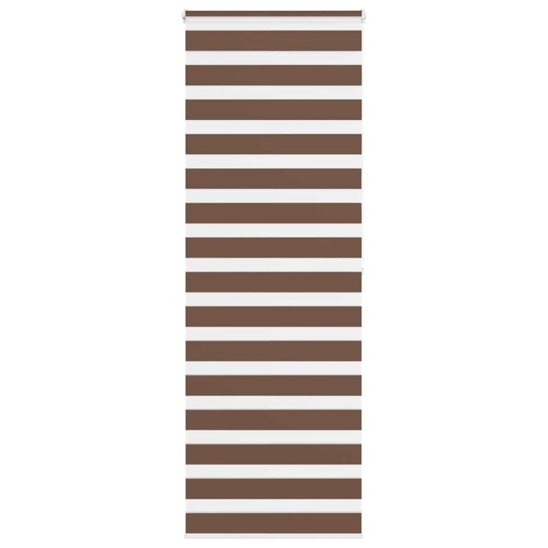 Store zèbre marron 90x200 cm largeur du tissu 85,9 cm polyester 