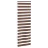 Store zèbre marron 90x200 cm largeur du tissu 85,9 cm polyester 
