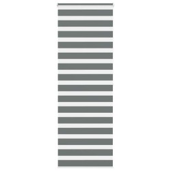 Store zèbre gris foncé largeur du tissu 85,9 cm polyester 