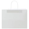 Sacs en papier 50 pcs avec poignées blanc 32x17x25 cm 