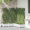 Jardinières de jardin 1 pc Blanc 120 x 120 x 126 cm Plastique 