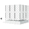Jardinières de jardin 1 pc Blanc 120 x 120 x 126 cm Plastique 