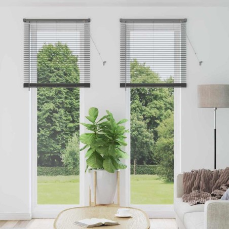Store de Fenêtre Gris foncé 80 x 220 cm Aluminium 