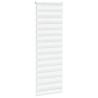 Store zèbre blanc 90x200 cm largeur du tissu 85,9 cm polyester 