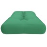 Coussin de palette vert 120x40x12 cm tissu 