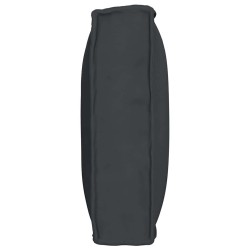 Coussin pour Dossier Noir 80x40x12 cm - Tissu Oxford 