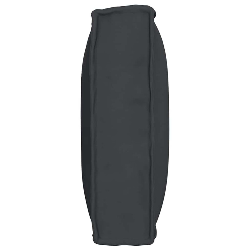 Coussin pour Dossier Noir 80x40x12 cm - Tissu Oxford 