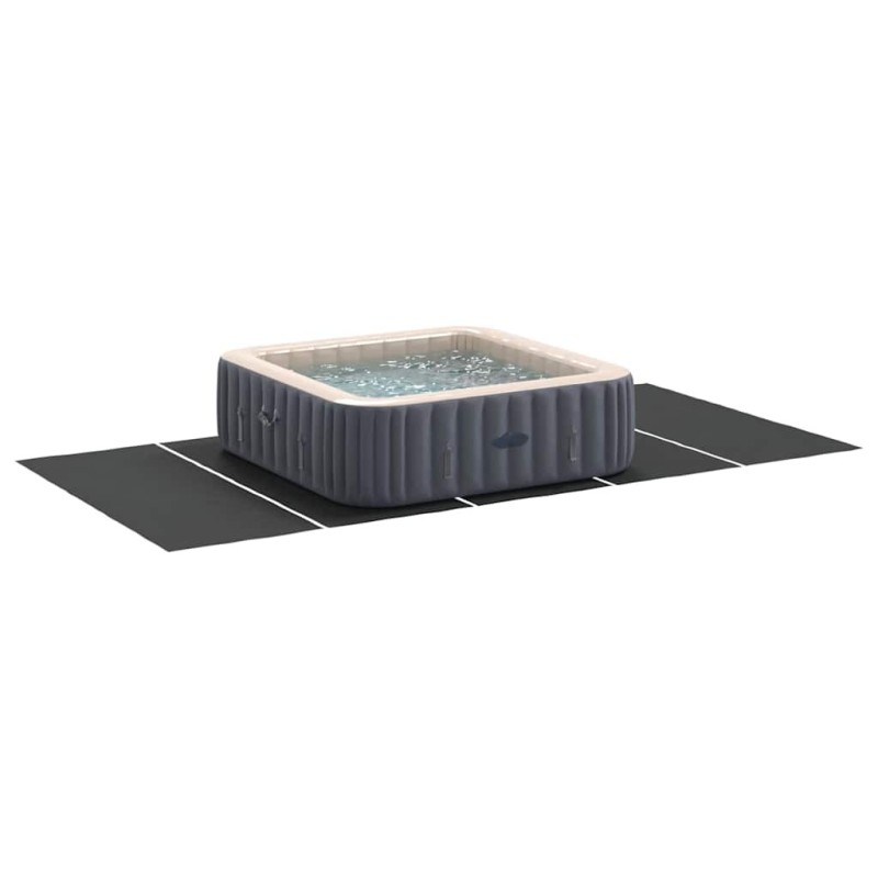 Couvercle de Piscine Rectangulaire Noir Polyéthylène 550 x 280 cm 