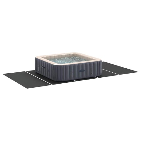 Couvercle de Piscine Rectangulaire Noir Polyéthylène 550 x 280 cm 