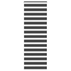 Store zèbre noir 90x200 cm largeur du tissu 85,9 cm polyester 