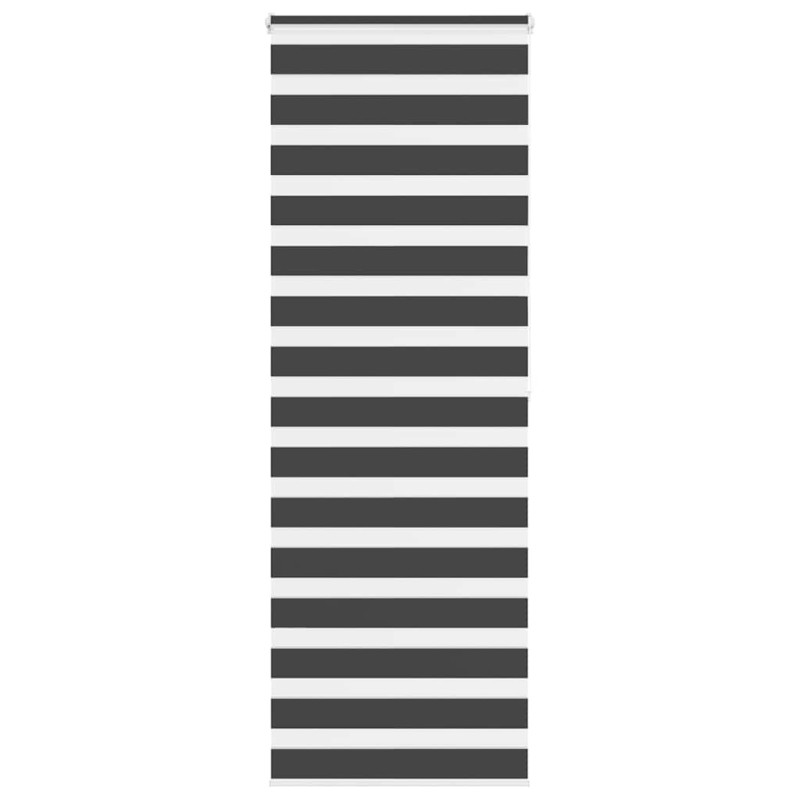 Store zèbre noir 90x200 cm largeur du tissu 85,9 cm polyester 
