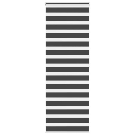 Store zèbre noir 90x200 cm largeur du tissu 85,9 cm polyester 