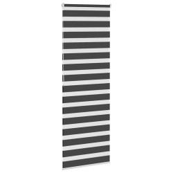 Store zèbre noir 90x200 cm largeur du tissu 85,9 cm polyester 
