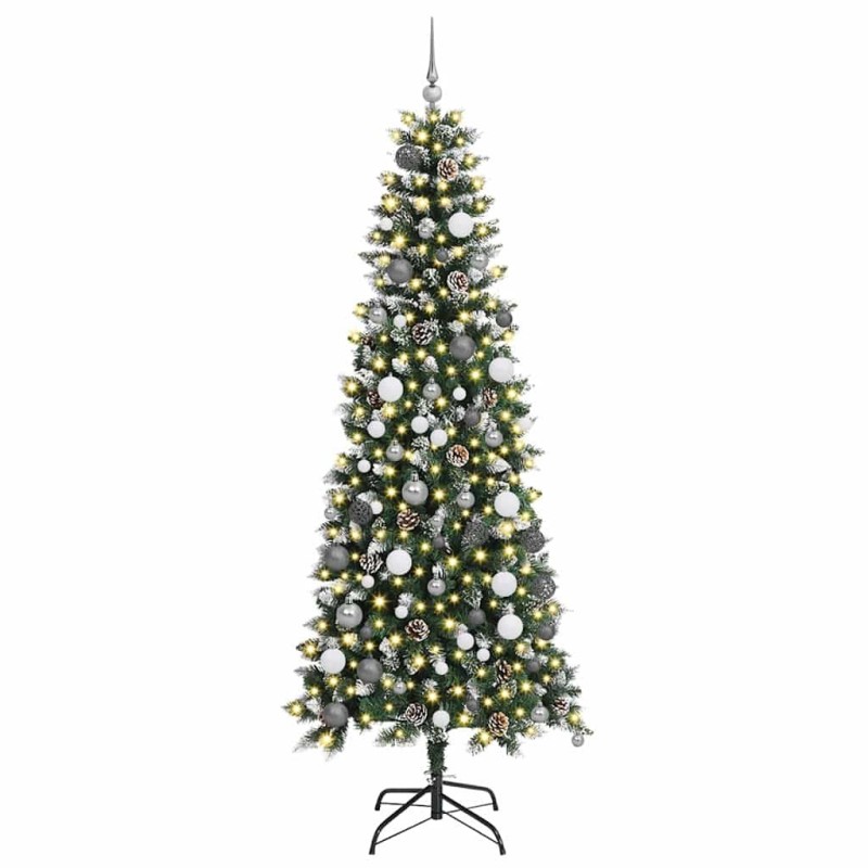 Sapin de Noël artificiel Vert 210 cm PVC 
