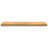 Marches d'escalier 4 pcs marron clair 100x25x2 cm chêne massif 