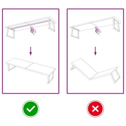 Comptoir de salle de bain marron 200x60x(2-6) cm bois traité 