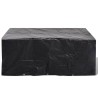 Housses de salon de jardin 2 pcs Rotin 10 œillets 240 x 140 cm 