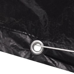 Housses de salon de jardin 2 pcs Rotin 10 œillets 240 x 140 cm 