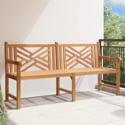 Banc de jardin Marron 228 x 60 x 90 cm Bois de teck solide 