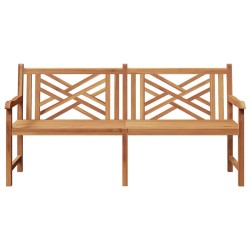 Banc de jardin Marron 228 x 60 x 90 cm Bois de teck solide 